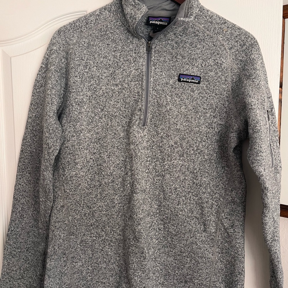 Women’s Patagonia Heather Gray Fleece Jacket